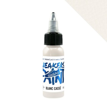 Tinta para couro SneakArts branca off-white